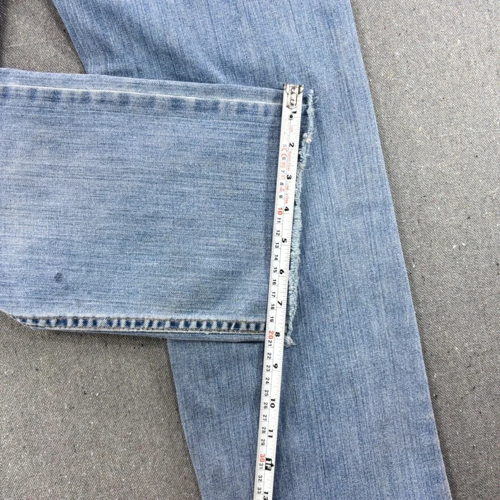 Vintage Carhartt Distressed Light Wash Patina Raw Hem Jeans